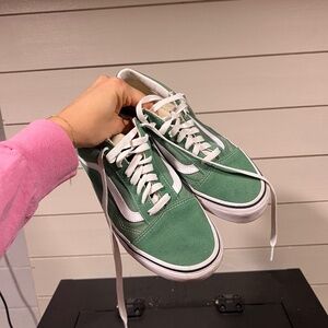 Green vans old skool